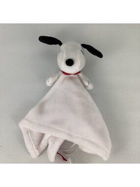Lambs & Ivy Peanuts Gang Snoopy Lovey Plush Security Blanket Beagle Soother Toy